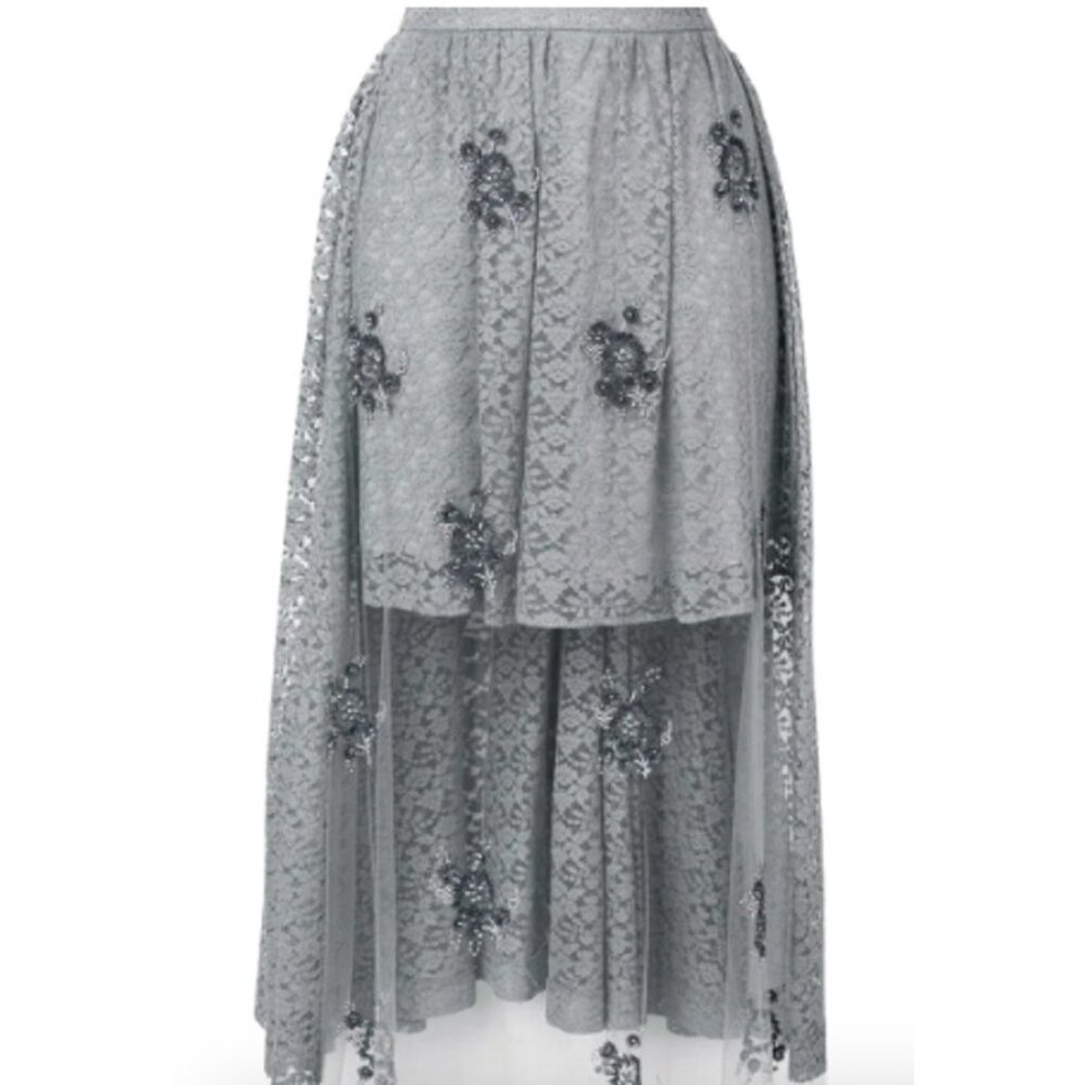 Stella McCartney embellished lace high-low skirt - Picture 2 of 10